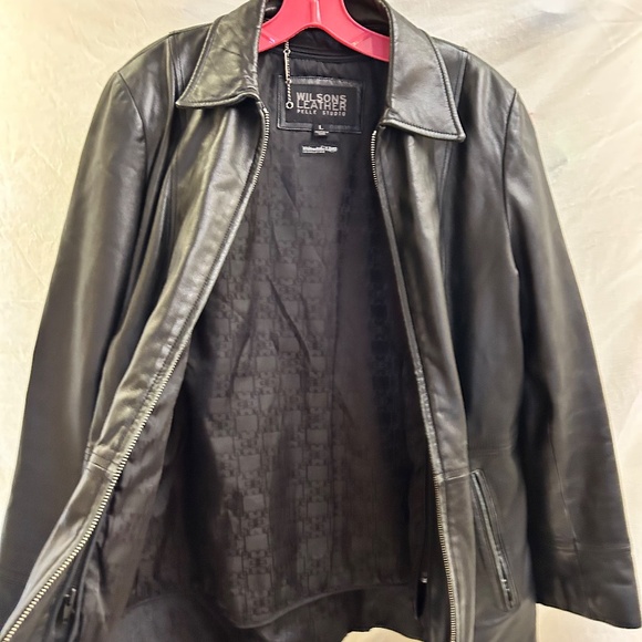 Wilson Leather Moto Jacket – Black Genuine Leather (Women’s Medium) - Picture 10 of 12